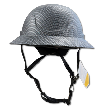 MSA V-Gard H2 Full Brim - Type II Class E Safety Helmet - Non-Vented - Carbon - 10250604