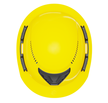 Hardknock Resolve - Full Brim - Class C - Type 2 Safety Helmet - Vented - Yellow - 100-0-730