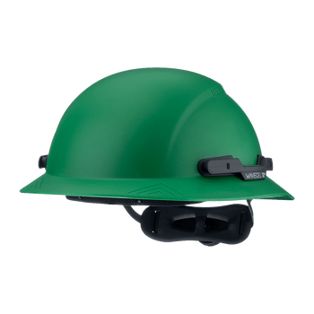 T2+ MAX Safety Helmet - Type II - Full Brim - Vented - Green - 10-00-0004