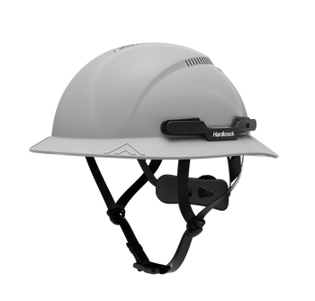 Hardknock Resolve - Full Brim - Class C - Type 2 Safety Helmet - Vented - Gray - 100-0-050