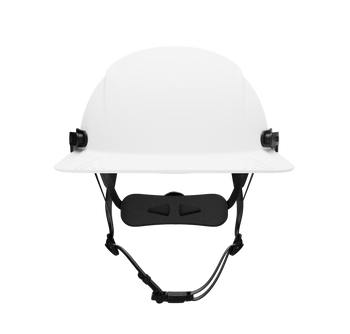 Hardknock Resolve - Full Brim - Class G,C,E - Type 2 Safety Helmet - Non-Vented - White - 105-0-100