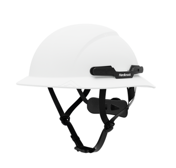 Hardknock Resolve - Full Brim - Class G,C,E - Type 2 Safety Helmet - Non-Vented - White - 105-0-100