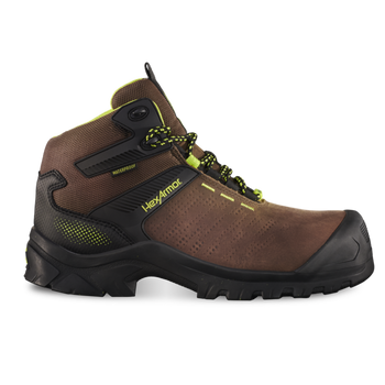 HexArmor Xbase WaterProof Brown Composite Toe Safety Boot - F2015
