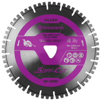 Husqvarna VARI SOFF-CUT VC-1000 VC14S14-1000 Blade/Skid Plate - 587665209