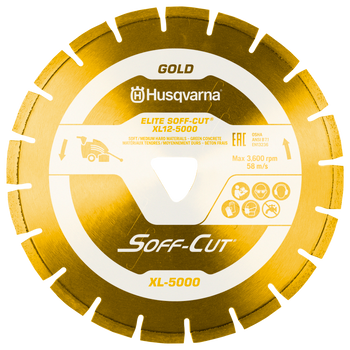 Husqvarna ELITE SOFF-CUT XL 5000 XL12S38-5000 Blade/Skid Plate - Dry - 542756198