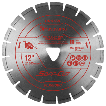 Husqvarna TACTI SOFF-CUT FLX-3000 FLX12S8-3000 Blade/Skid Plate - 542757449