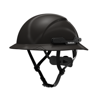 Hardknock Resolve - Full Brim - Class C - Type 2 Safety Helmet - Vented - Black - 100-0-001