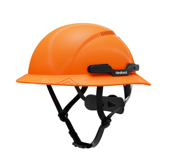 Hardknock Resolve - Full Brim - Class C - Type 2 Safety Helmet - Vented - Orange - 100-0-840 