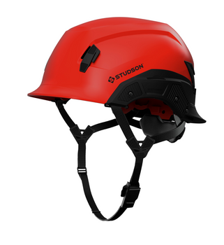 Studson SHK-1 Non-Vented Class E Type II -  Red Safety Helmet