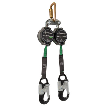 Safewaze Latitude Pro 7' Dual Web SRL: FS-EX313, Carabiner, Alu Snap Hooks - 018-5017