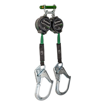 Safewaze Latitude Pro 7' Dual Web SRL: 9013 BWB, Rebar Hooks - 018-5026