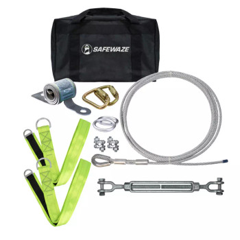 Safewaze 80' Cable HLL: Cross Arm Straps	 - 019-8022