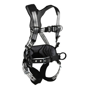 Safewaze PRO+ Slate Construction Harness: Alu 3D, Alu QC Chest, Alu FD, TB Legs (L) - 020-1183