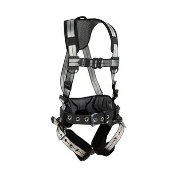 Safewaze PRO+ Slate Construction Harness: Alu 1D, Alu QC Chest, TB Legs (3X) - 020-1202