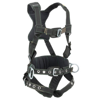 Safewaze Arc Flash Construction Harness: 3D, MB Chest, TB Legs (XL) - 020-1348