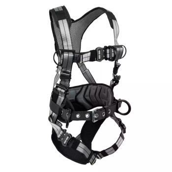 Safewaze PRO+ Slate Construction Harness: Alu 3D, Alu QC Chest, Alu FD, Alu QC Legs (XL) - 021-1829