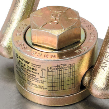 Safewaze 5K Swivel Steel Anchor & Puck Assembly - 021-4059