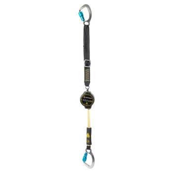 Safewaze Latitude Pro Arc Flash 7' Single Web SRL: 18-22" Adj. Aramid Ext., Alu Captive Eye Carabiners - 022-5310
