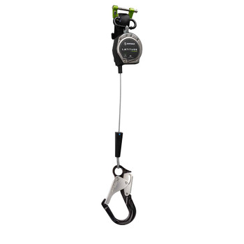 Safewaze Latitude Edge 8' Single Cable SRL: Alu Rebar Hook - 023-5353