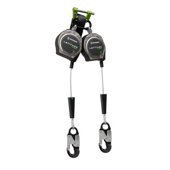 Safewaze Latitude Edge 8' Dual Cable SRL: Alu Snap Hooks - 023-5357