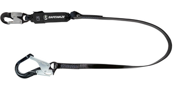 Safewaze PRO-Shield 6' Energy Absorbing Lanyard: Alu Rebar Hook - 024-2139