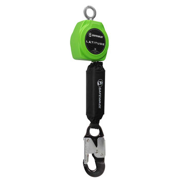 Safewaze Latitude 11' Single Web SRL: No Attachment, Alu Snap Hook - 024-5415