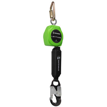 Safewaze Latitude 11' Single Web SRL: Carabiner, Alu Snap Hook - 024-5419