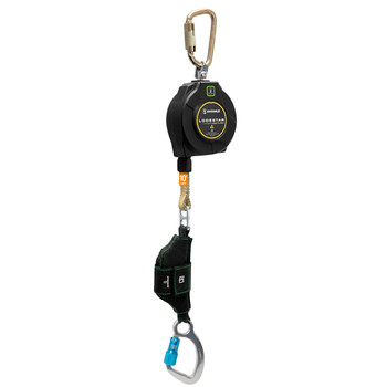 Safewaze Lodestar Lift Arc Flash 10' Single Web SRL: Alu Carabiner - 025-5537