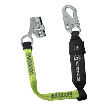 Safewaze Non-Trailing Rope Grab Assembly, 3' Energy Absorbing Lanyard - FS00SP/FS1118-DC-3