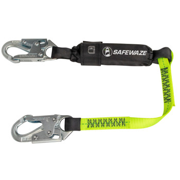 Safewaze PRO 3' Energy Absorbing Lanyard: Snap Hook - FS560-3