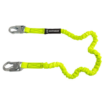 Safewaze PRO 6' Stretch Internal Energy Absorbing Lanyard: Snap Hooks - FS590