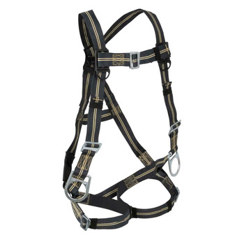 Safewaze Welding Harness: 3D, Aramid Web, MB Chest, MB Legs (L) - FS77326-FR-L