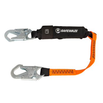 Safewaze V-Line 3' Energy Absorbing Lanyard: Snap Hooks - FS88560-E3