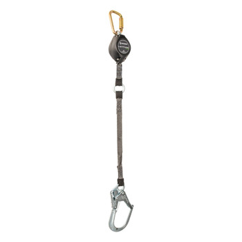 Safewaze Latitude HD 9' Single Web SRL: Carabiner, Rebar Hook - FS-FSP1409-W-RBH