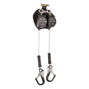 Safewaze Latitude Edge 11' Single Cable SRL: Steel Rebar Hook - SW8008-11LE-RBH