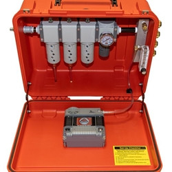 Air Systems Breather Box 60 CFM Grade D Air Filtration Carbon Monoxide 4 Outlets 4 Regulators BB60-CO4R