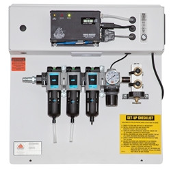 Air Systems Panel Mounted 30 CFM Grade D Air Filtration Carbon Monoxide & Oxygen 2 Outlets BB30-CO2PM