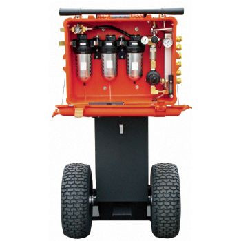 Air Systems Auto-Air Cart 100 CFM Grade D Air Filtration Carbon Monoxide 4 Outlets Intrinsically Safe Large Cart B10023HTAP