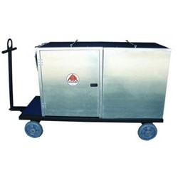Air Systems Confined Space Entry Cart 30"W X 72"L 3 Cabinets and Cylinder Brackets CSC-3072