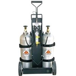 Air Systems MULTI-PAK 2 Cylinder Air Cart 2400 PSI 2 Outlet MP-2L