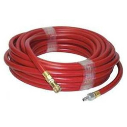 Air Systems 3/4" Red Breathing Air Hose 300 Feet Length 1/2" Hansen Fittings H-100-12