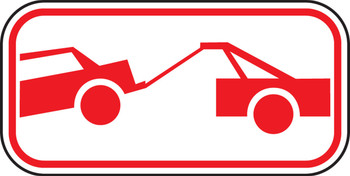 Parking Restriction Sign 6" x 12" Engineer-Grade Prismatic 1/Each - FRP108RA
