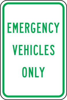 DESIGNATED PARKING SIGNS 18" x 12" Engineer Grade Reflective Aluminum (.080) - FRP268RA