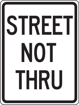 Facility Traffic Sign 24" x 18" High Intensity Prismatic 1/Each - FRR128HP