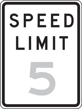 Traffic Sign: Speed Limit __ 18" x 12" Engineer-Grade Prismatic / - FRR21820RA