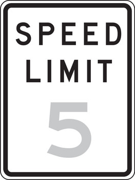 Traffic Sign: Speed Limit __ 18" x 12" High Intensity Prismatic - FRR21840HP