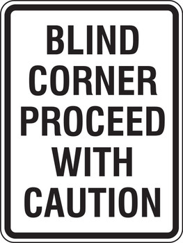 Facility Traffic Sign 24" x 18" DG High Prism 1/Each - FRR303DP