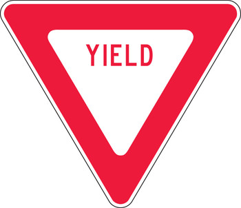 Traffic Signs: Yield 36" x 36" Engineer-Grade Prismatic - FRR426RA