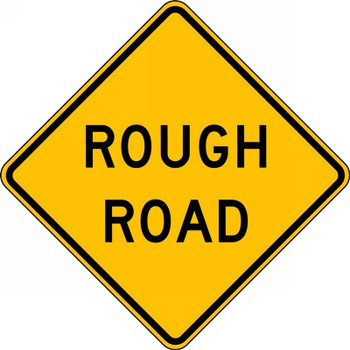 Surface & Driving Conditions Sign: Rough Road 24" x 24" High Intensity Prismatic 1/Each - FRW443HP