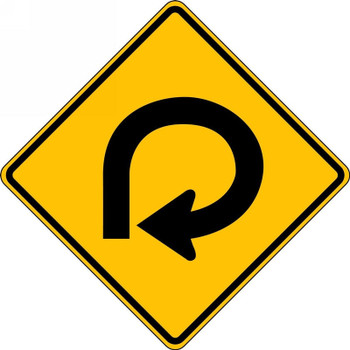 Direction Sign: 270-Degree Loop 30" x 30" Engineer-Grade Prismatic 1/Each - FRW630RA